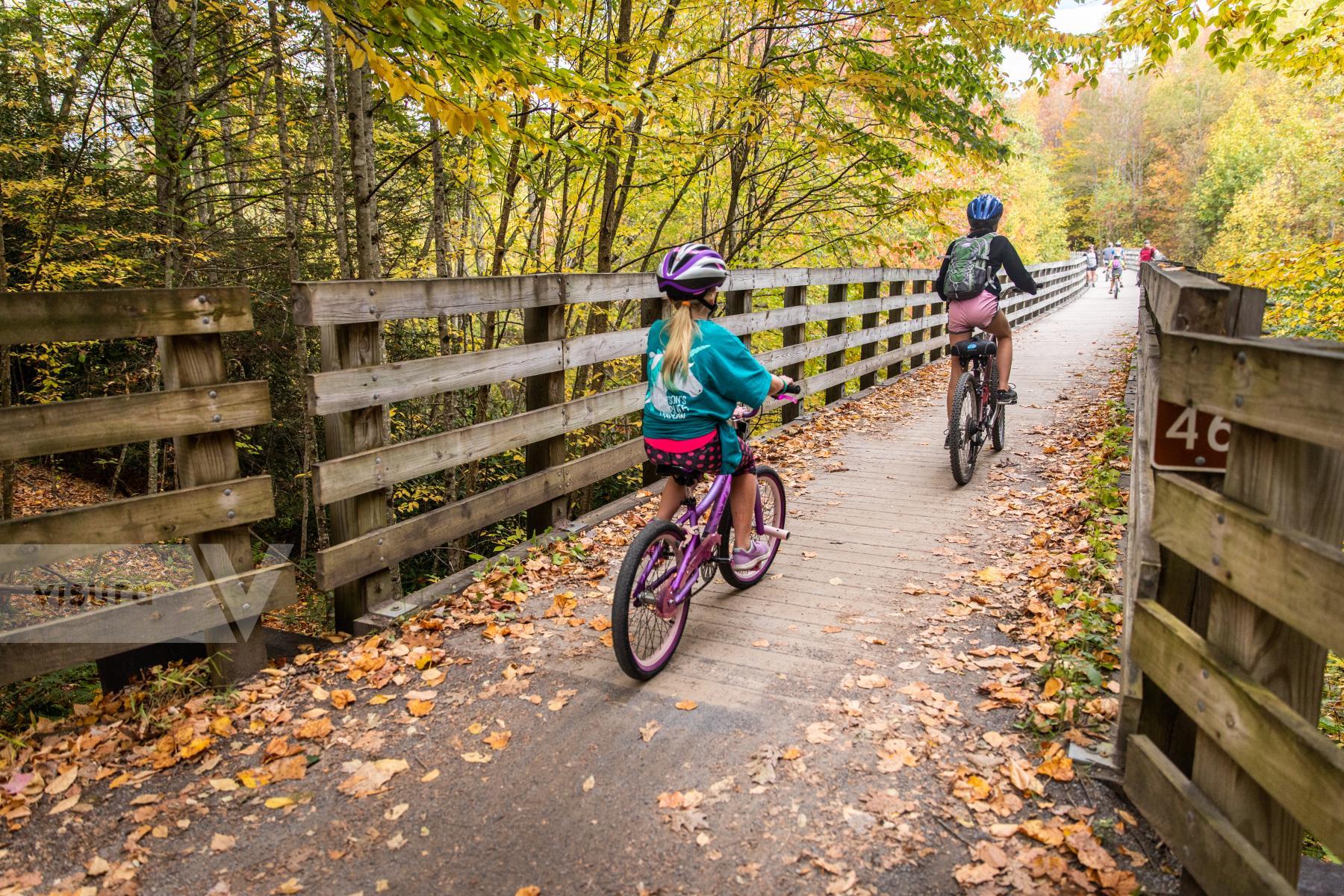 Purchase Family-Friendly Bicycle Trail in Virginia by Katie Linsky Shaw