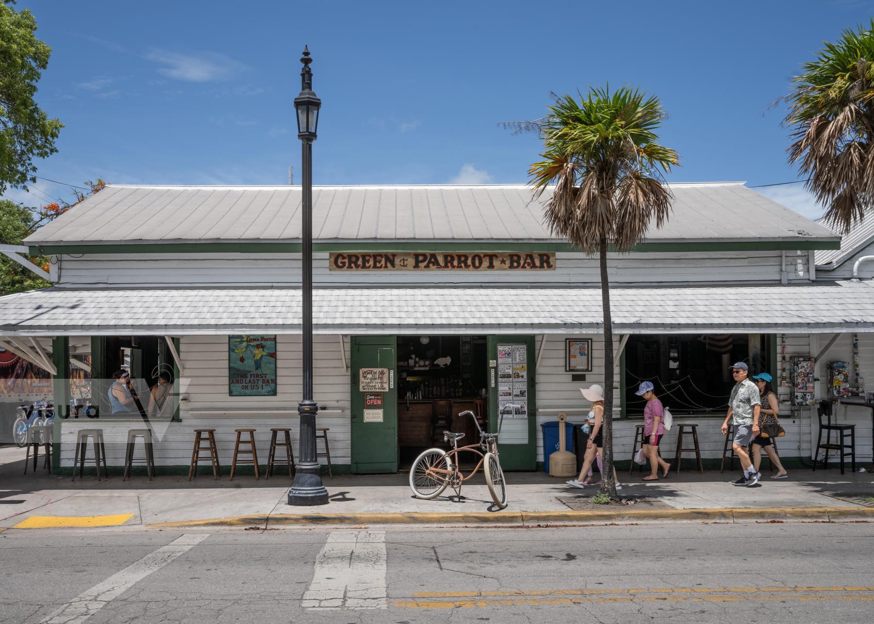 Purchase Green Parrot Bar, Key West by Silvia Ros