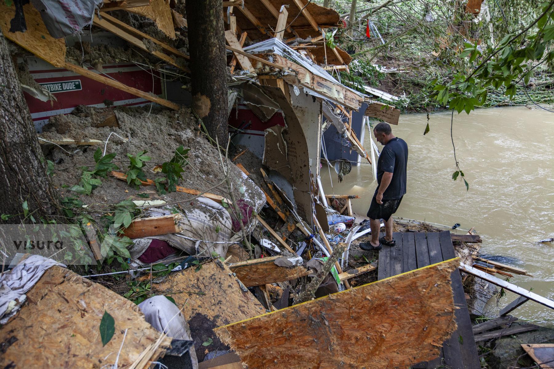 Purchase Flood House Damage by Austin Anthony