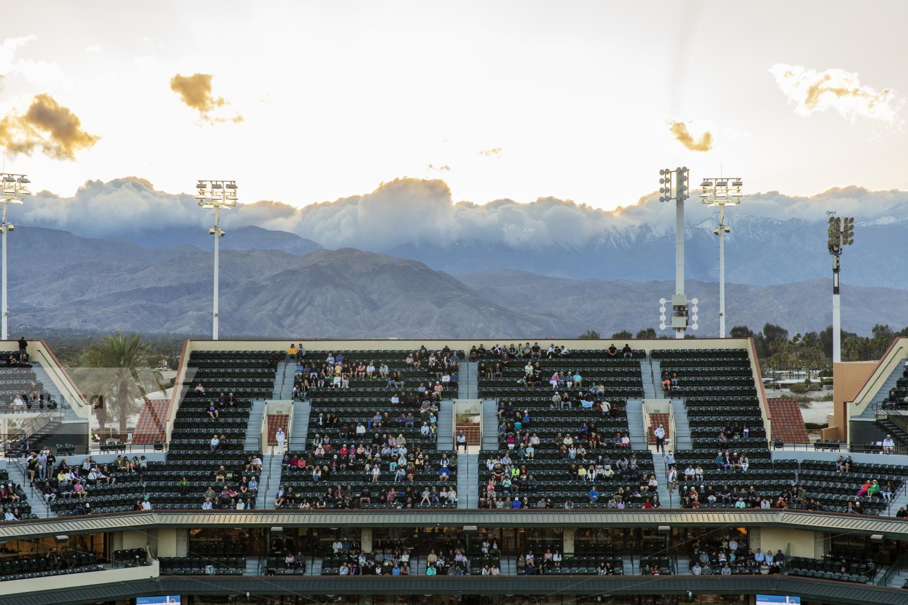 Purchase Sunset at Indian Wells Tennis Garden by Katie Linsky Shaw
