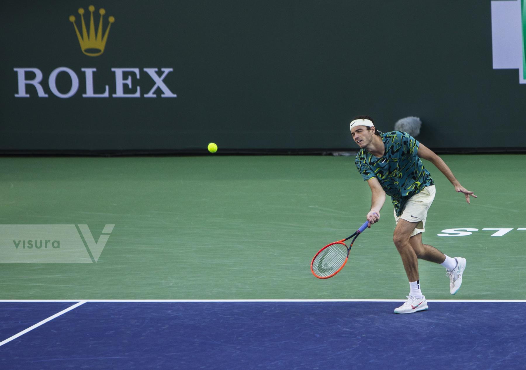 Purchase Taylor Fritz at BNP Paribas Open by Katie Linsky Shaw