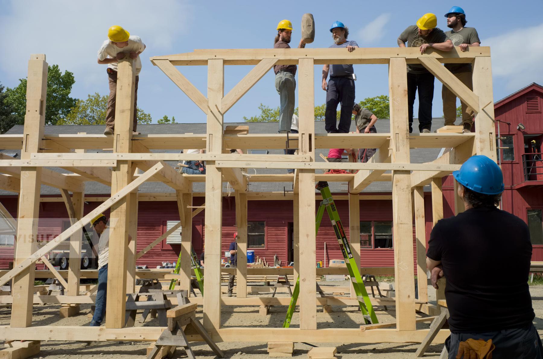 Purchase Timber Frame Raising by Ellen Kok