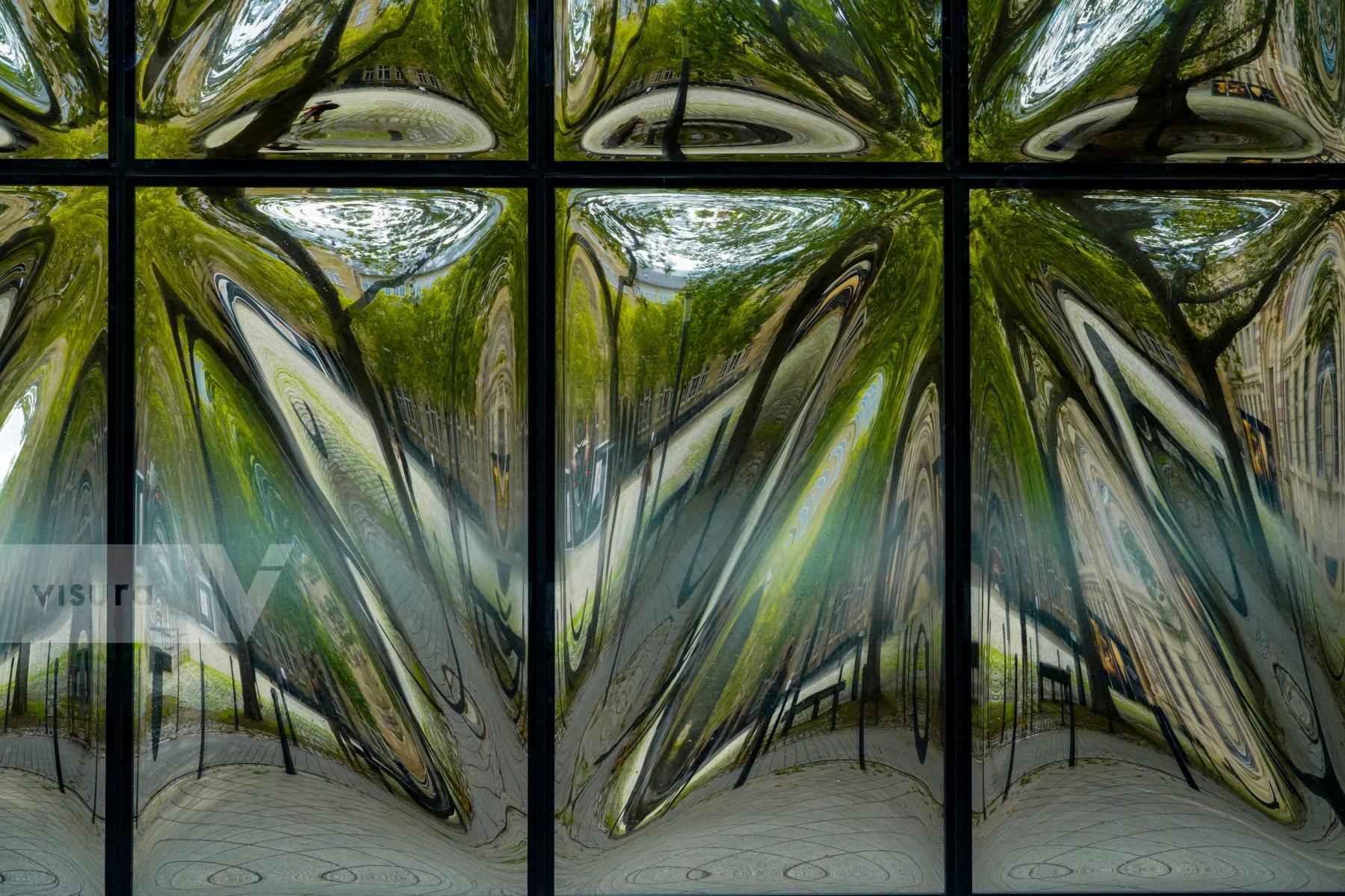 Purchase Art glass facade of the Museum Peter & Traudl Engelhornhaus. by Michael Nguyen