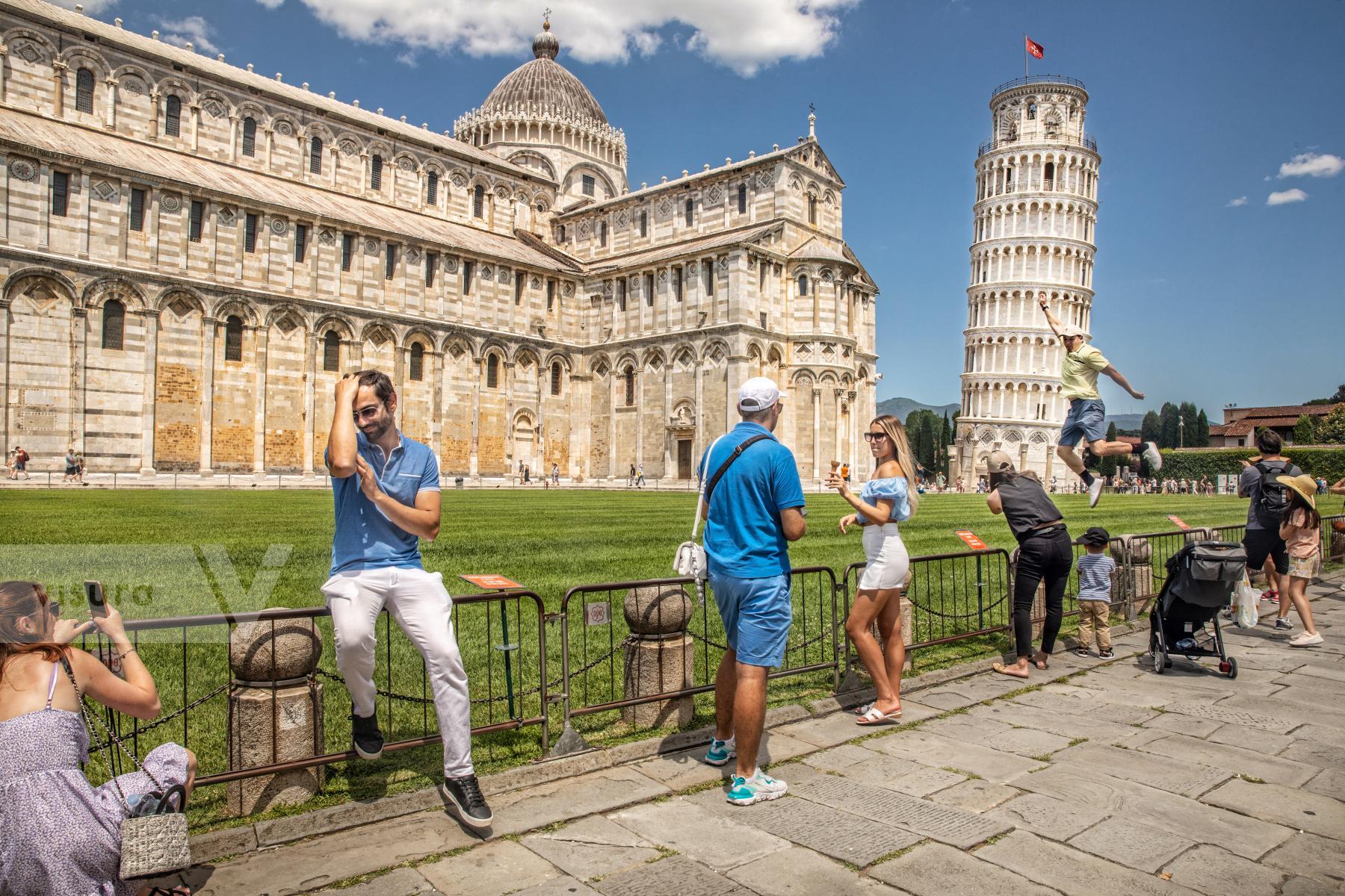 Purchase Selfies at The Leaning Tower of Pisa by Katie Linsky Shaw